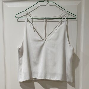 Elegant White Women's Crop Top